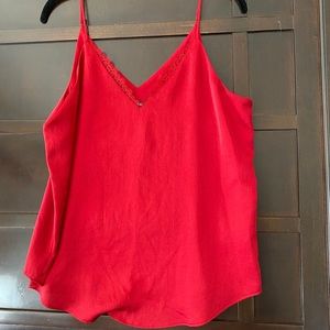 Two Express Camisoles (pink, red)
